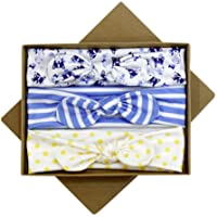 Los mejores  - Gusspower 3 Pcs Diademas para bebé y niña- diseño de recién Nacido con Lazo para el Pelo Embalaje de Caja de Regalo
